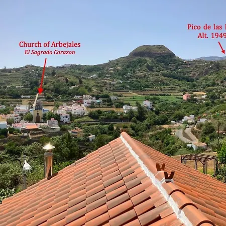 La Casa De Arriba, Private In Teror, Gran Canaria Pensjonat